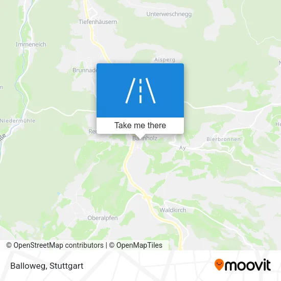 Карта Balloweg