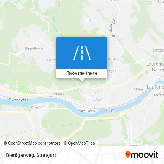 Карта Bierägerweg