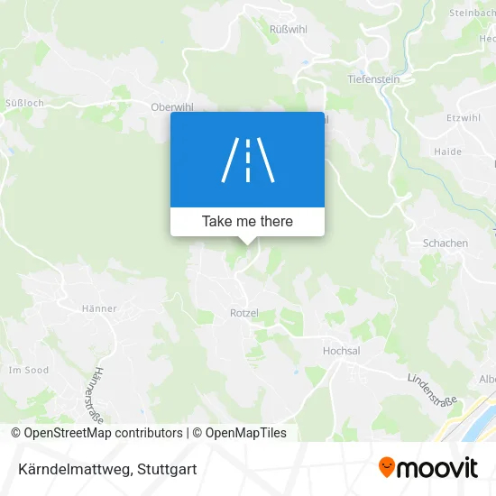 Карта Kärndelmattweg