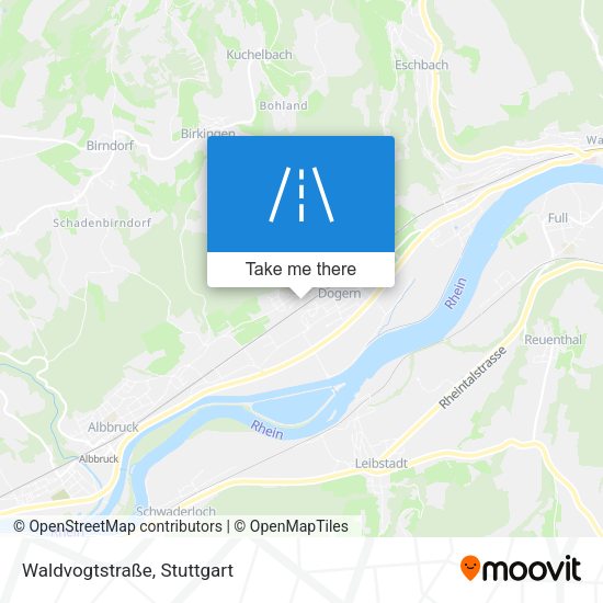 Waldvogtstraße map