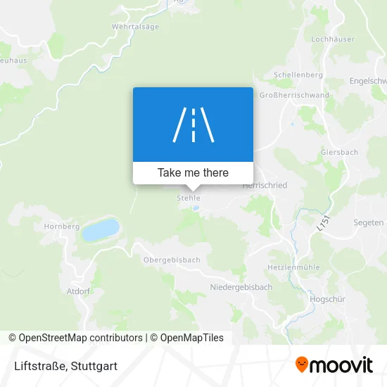 Карта Liftstraße