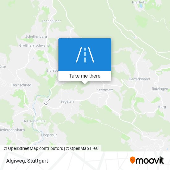 Карта Algiweg