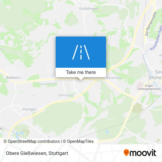Obere Gießwiesen map