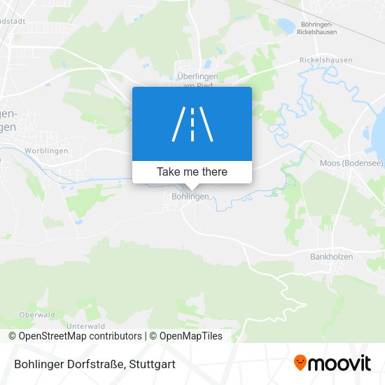 Bohlinger Dorfstraße map