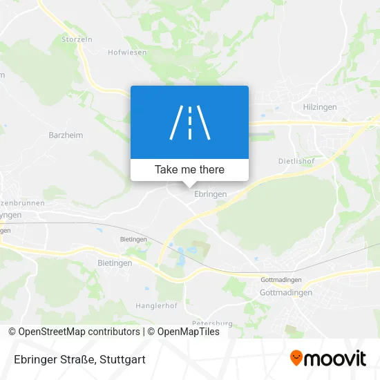 Карта Ebringer Straße