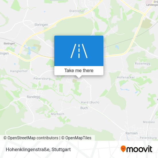 Hohenklingenstraße map