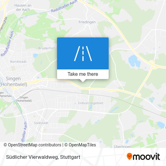 Südlicher Vierwaldweg map