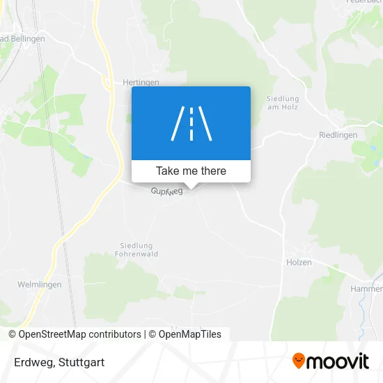 Карта Erdweg