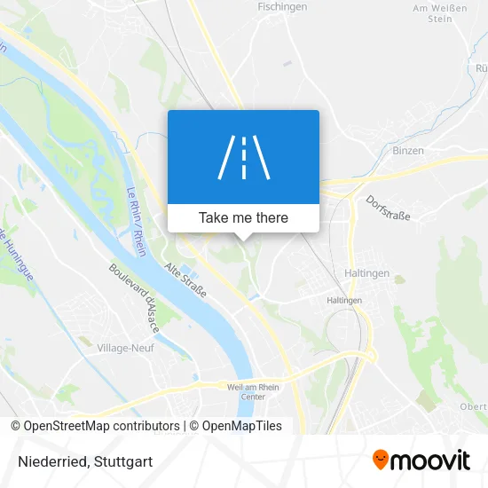 Карта Niederried