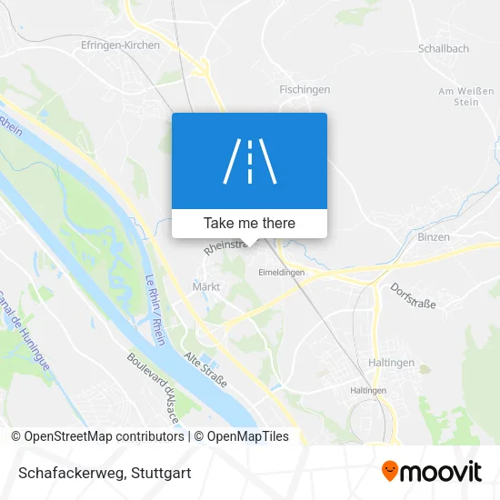 Карта Schafackerweg