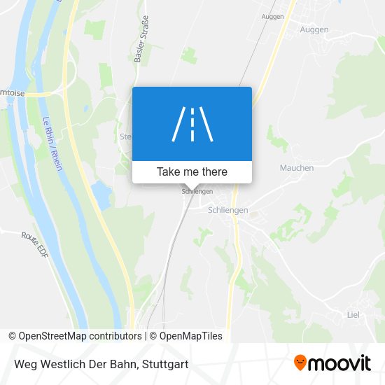 Weg Westlich Der Bahn map