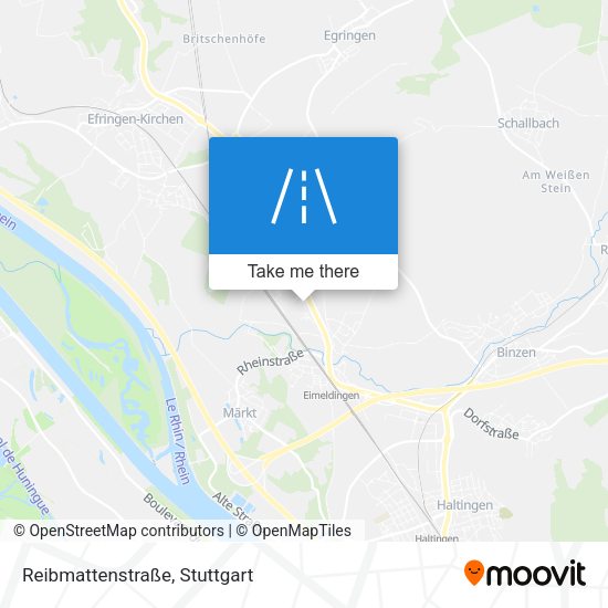 Reibmattenstraße map