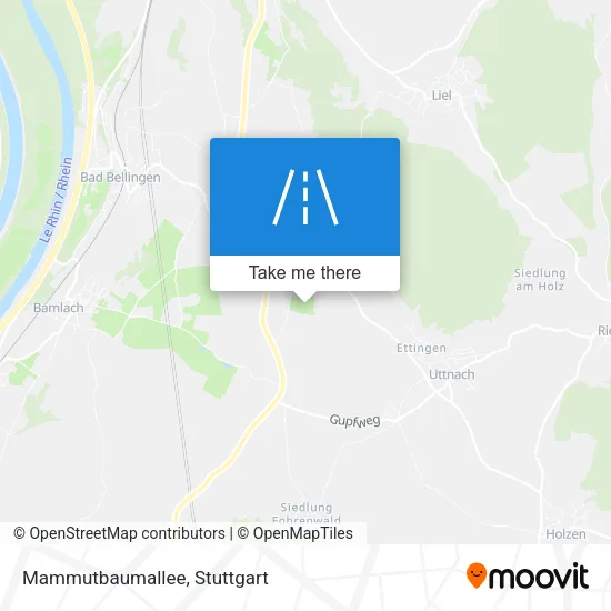 Карта Mammutbaumallee