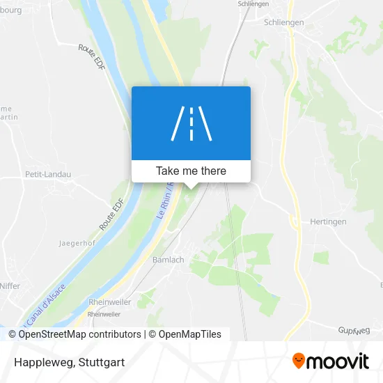 Happleweg map