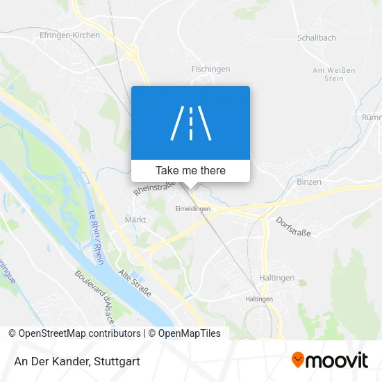 Карта An Der Kander