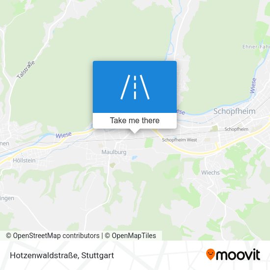 Hotzenwaldstraße map