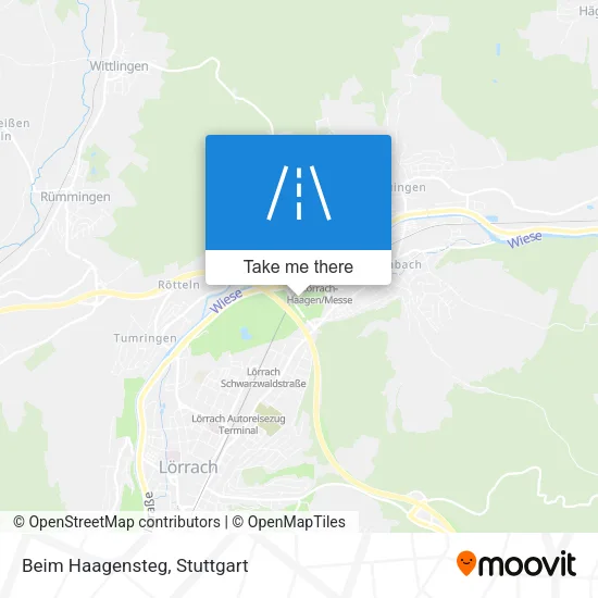 Карта Beim Haagensteg
