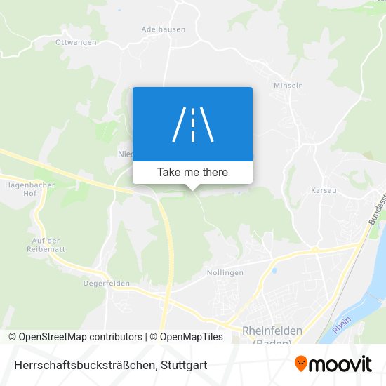 Herrschaftsbucksträßchen map