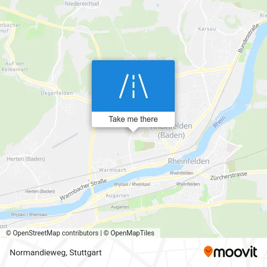 Карта Normandieweg