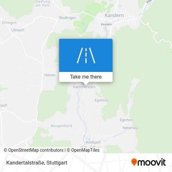Kandertalstraße map
