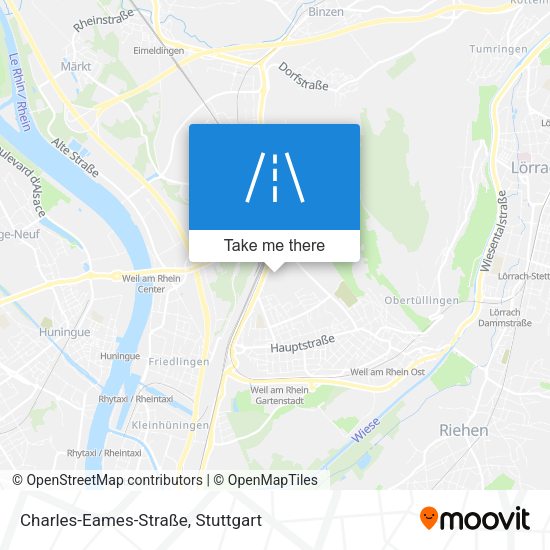 Charles-Eames-Straße map