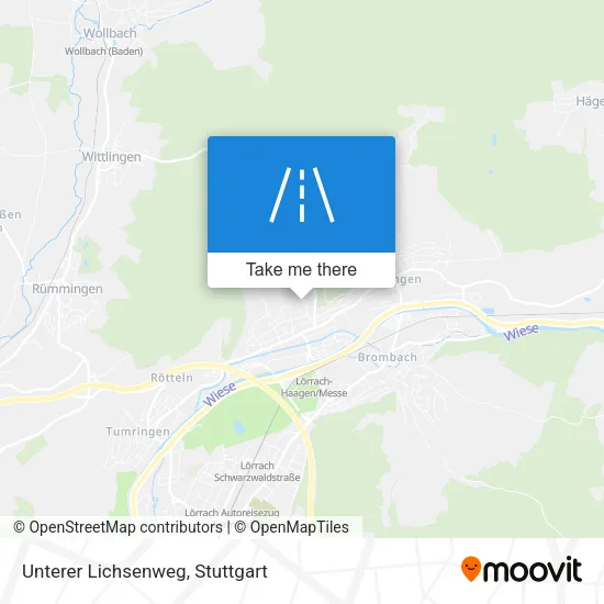 Карта Unterer Lichsenweg