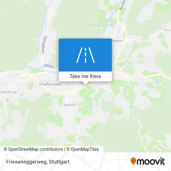 Frieseneggerweg map