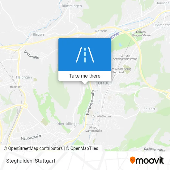 Карта Steghalden