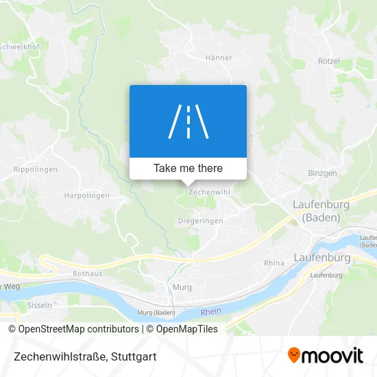 Карта Zechenwihlstraße