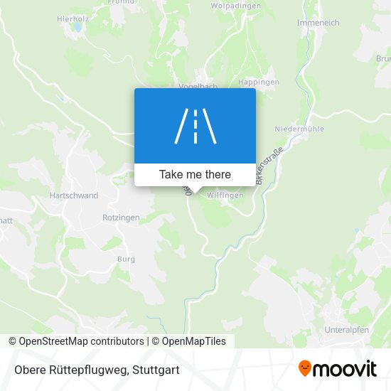 Obere Rüttepflugweg map