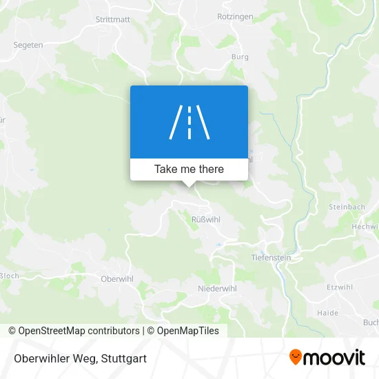 Карта Oberwihler Weg