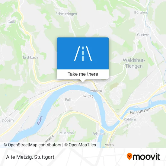 Alte Metzig map