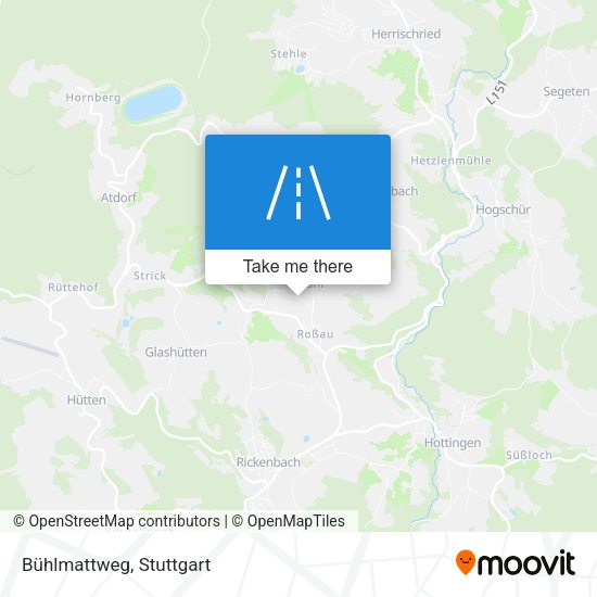 Bühlmattweg map