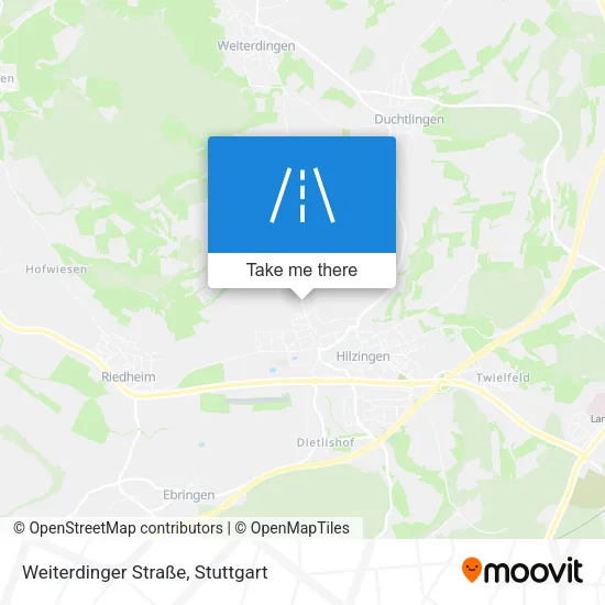 Карта Weiterdinger Straße