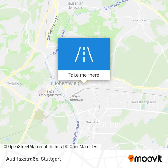 Карта Audifaxstraße