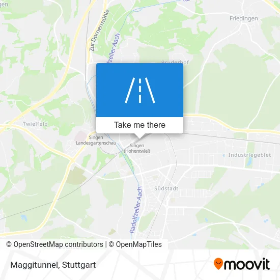 Maggitunnel map