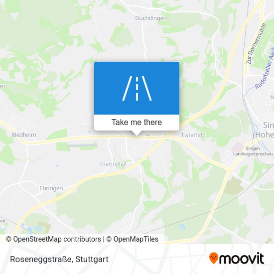 Roseneggstraße map