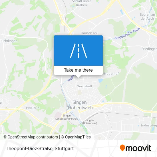 Карта Theopont-Diez-Straße