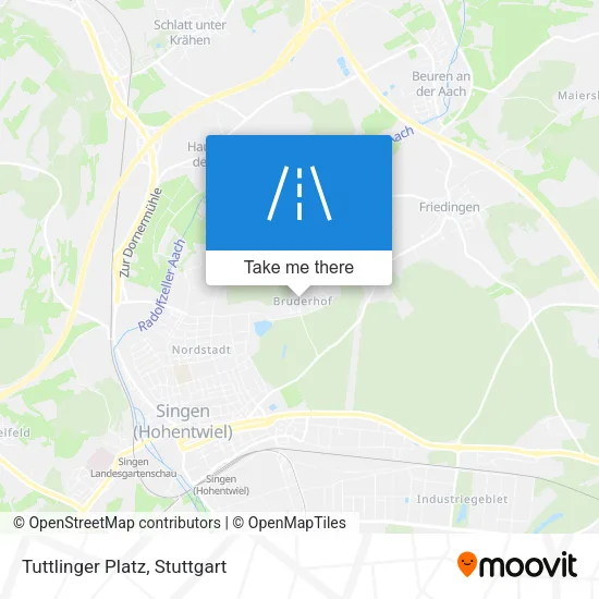 Карта Tuttlinger Platz