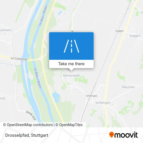 Карта Drosselpfad