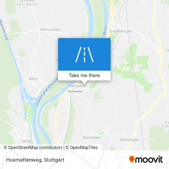 Карта Huxmattenweg