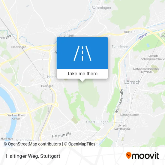 Карта Haltinger Weg