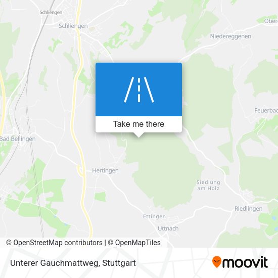Карта Unterer Gauchmattweg