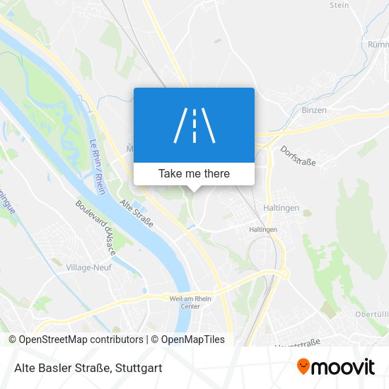 Alte Basler Straße map