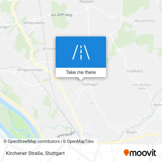 Карта Kirchener Straße
