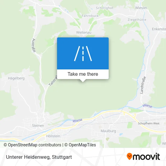 Карта Unterer Heidenweg