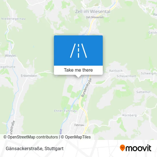 Карта Gänsackerstraße