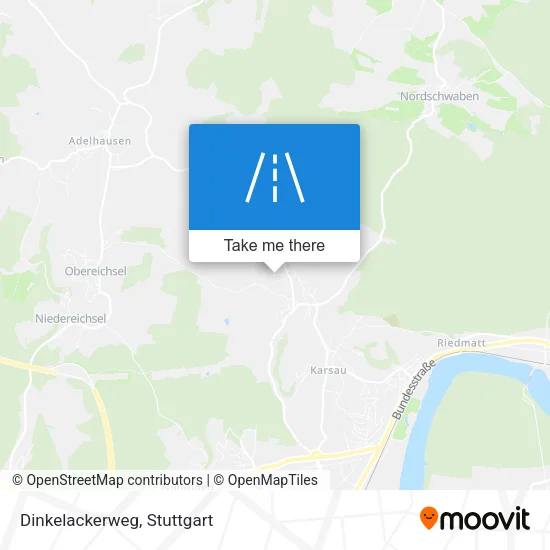 Карта Dinkelackerweg