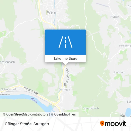 Карта Öflinger Straße