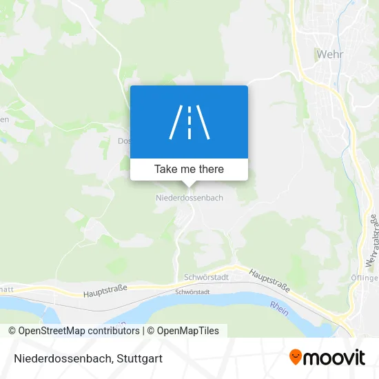 Карта Niederdossenbach